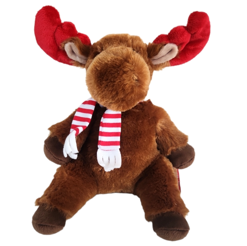 Douglas Toys Minty Moose Holiday Discontinued Pudgie Small NEW